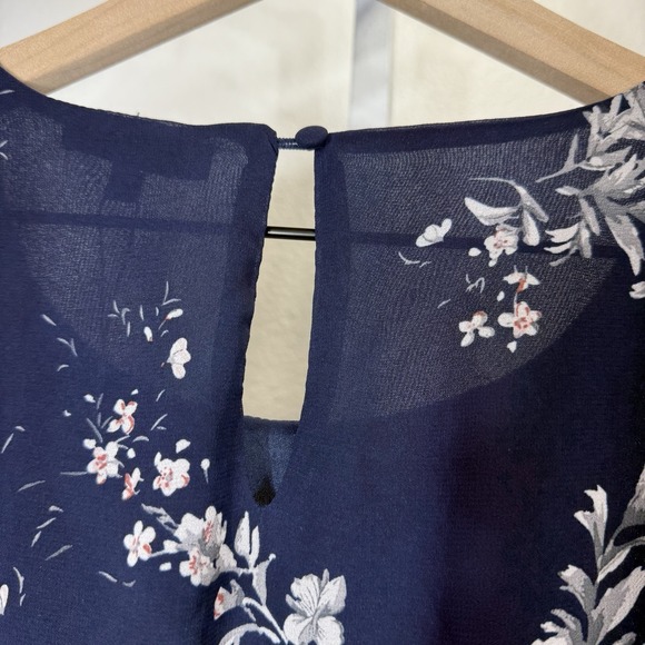 Baltic Born Naomi Short Sleeve Maxi Dress Blue Navy Floral Boho Size 2XL - Picture 8 of 15